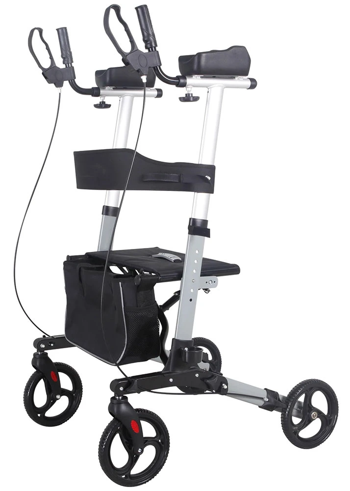 Factory Direct Sale High Quality Aluminum Walker Medical Equipment with Seat for The Disabled