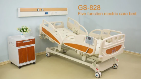 GS-828 Hot Selling Krankenhausmöbel Medizinische Klinik Patientenbett Elektrisches Krankenhausbett mit drei Funktionen