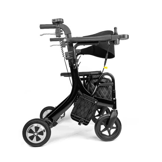 Leichter, faltbarer elektrischer Rollstuhl-Rollator für ältere Menschen
