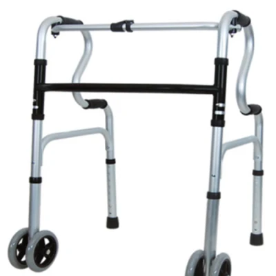 Rehabilitationsausrüstung, Patiententransfer, medizinischer 4-Rad-Roller, Rollator, Gehstock, Gehhilfe