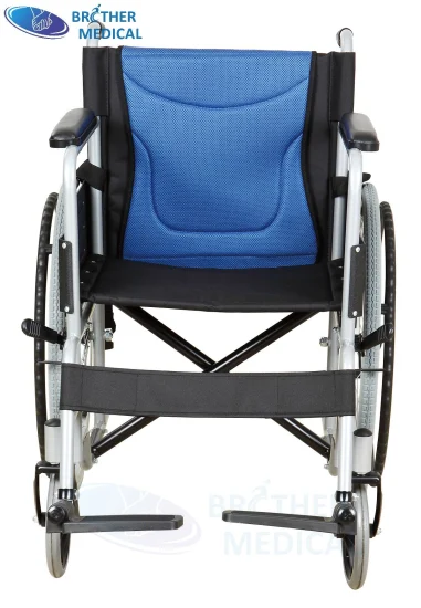 Zusammenklappbarer Basic-Rollstuhl aus manuellem Stahl, Economy-Standard, Chrom, Foshan 809, für Patienten, häusliche Pflege, ältere Menschen, Mobilitätsrollstuhl, medizinische Geräte, Krankenhaus, FDA, CE