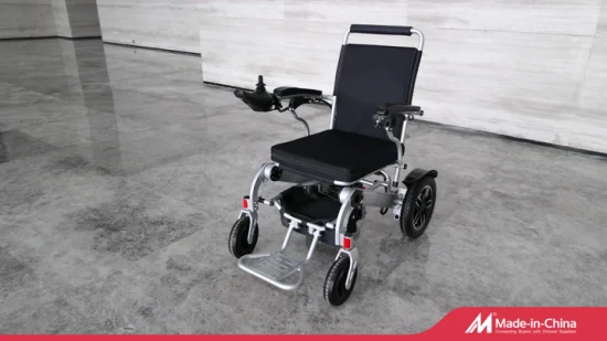 Faltbarer elektrischer Rollstuhl aus Aluminium, tragbar, ferngesteuert, behindertengerechter Transport, elektrischer Rollstuhl